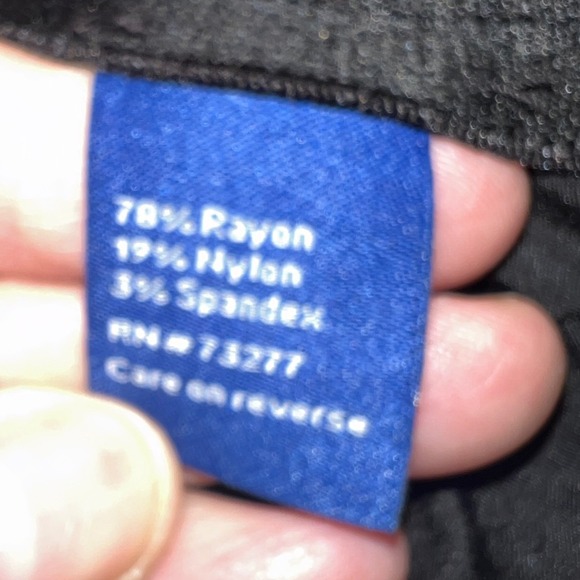 APT 9 Women's Gray Tweed Straight Leg Pull On Pants Size Medium - Picture 5 of 5